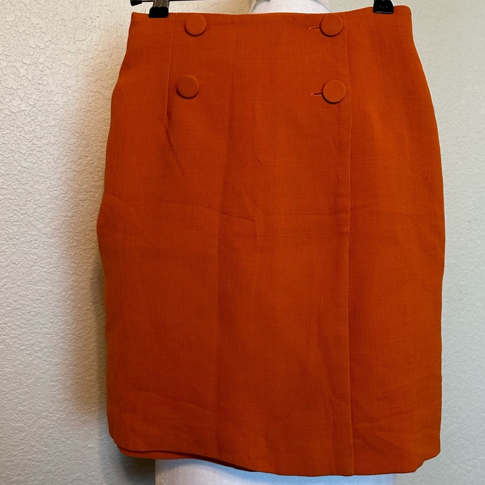 ☀️ Un Deux Trois Vintage Virgin Wool Skirt - Picture 2 of 5